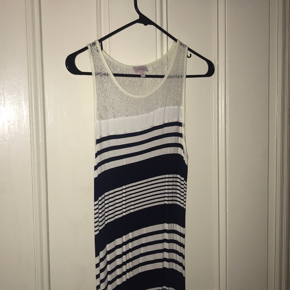 NEVER WORN lace top maxi dress